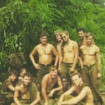 Dale Harbitz kneeling in center, 3rd Platoon, 1st Cavelry, Boys of Summer 1969